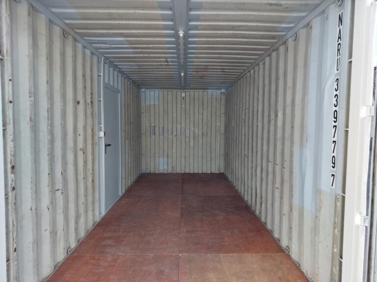 NARU 339779-7 Contenitore di stoccaggio con porta laterale e luce 20 piedi