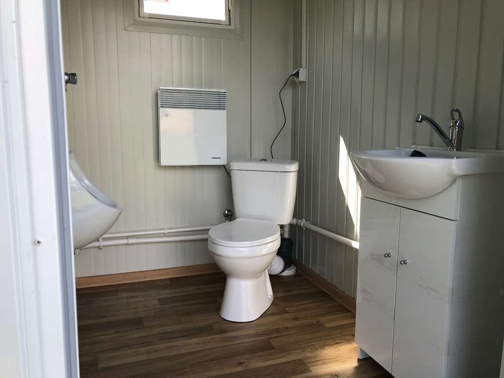 Contenitore sanitario - WC + doccia + serbatoio