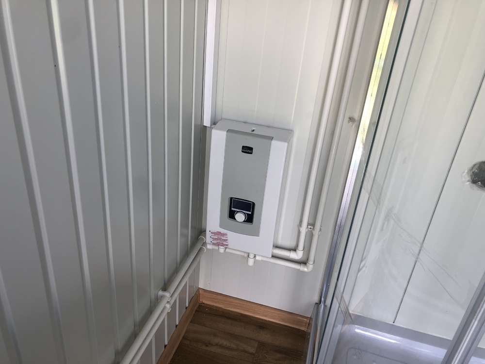 Contenitore sanitario - WC + doccia + serbatoio