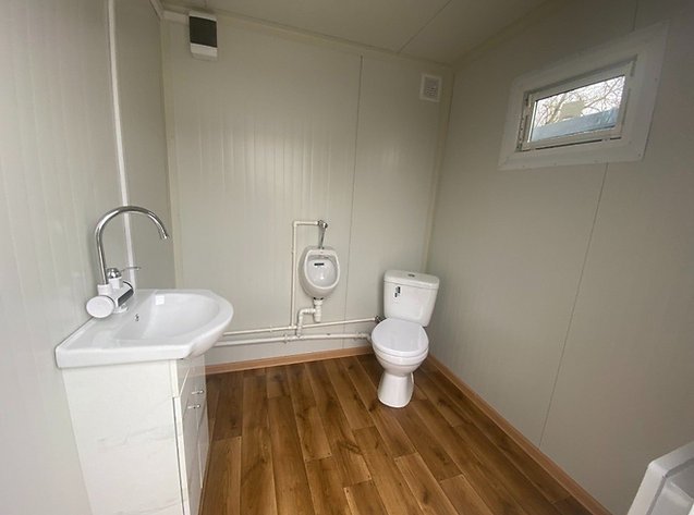 Contenitore sanitario WC Box nuovo con cabina doppia