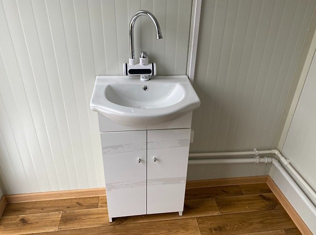 Contenitore sanitario WC Box nuovo con cabina doppia