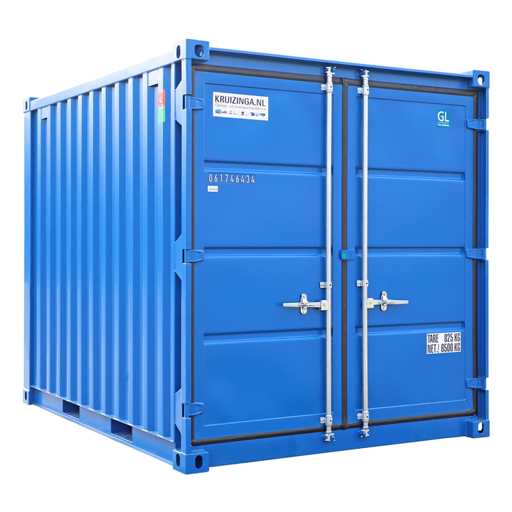 Contenitore per attrezzature da 10 piedi blu