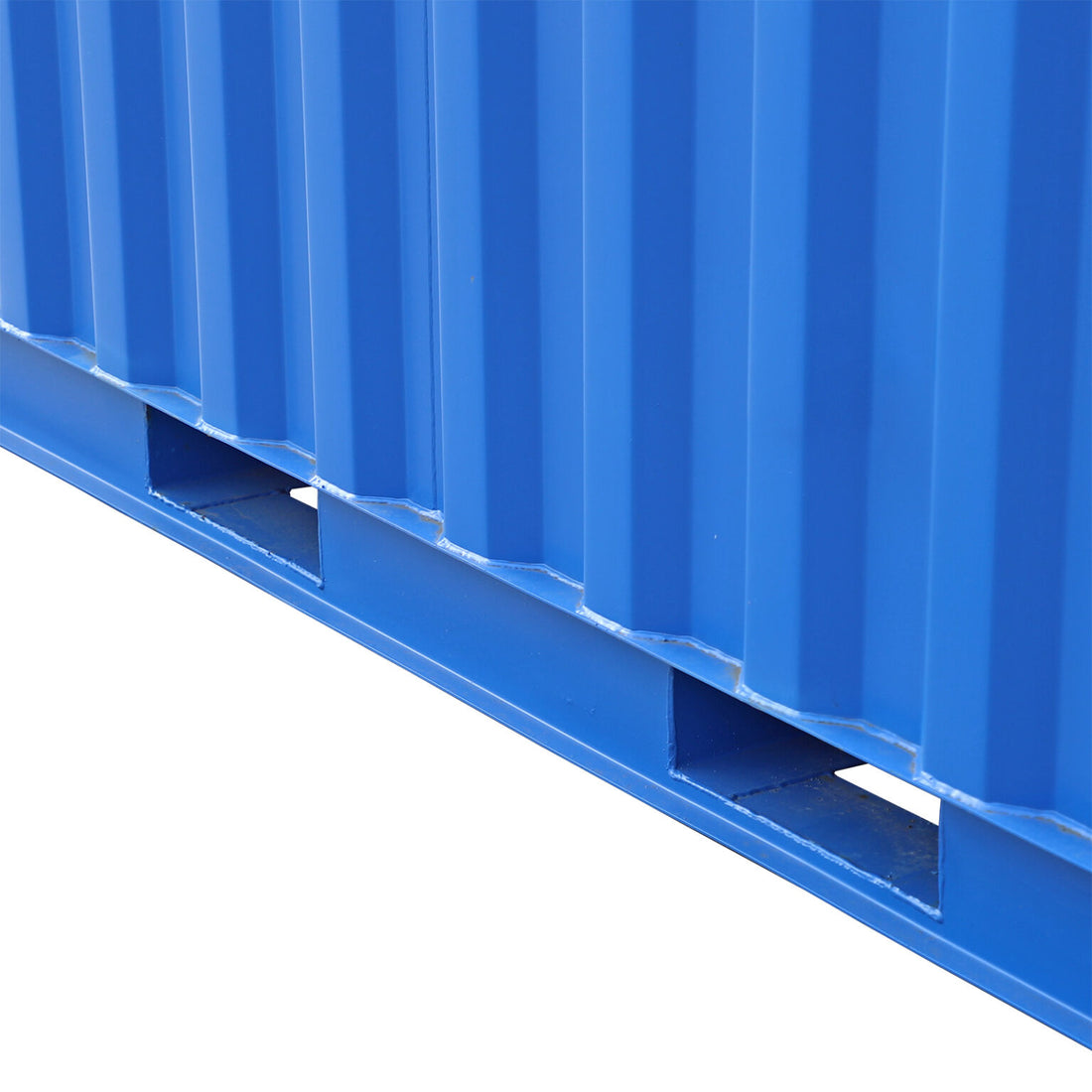 Contenitore per attrezzature da 10 piedi blu
