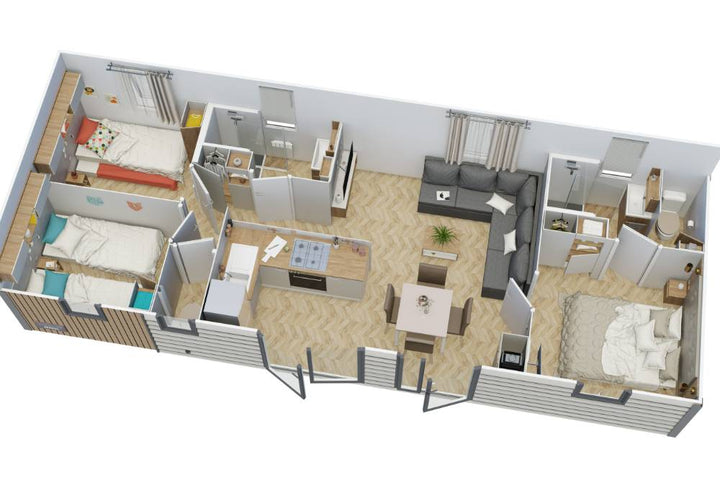 Mobil Home in vendita Occasione IRM Clair de Lune – 2021 – 3 camere – 40 m² – Berny-Rivière