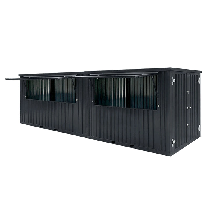 Contenitore con barre rimovibili 8 x 2 metri XL antracite RAL 7021