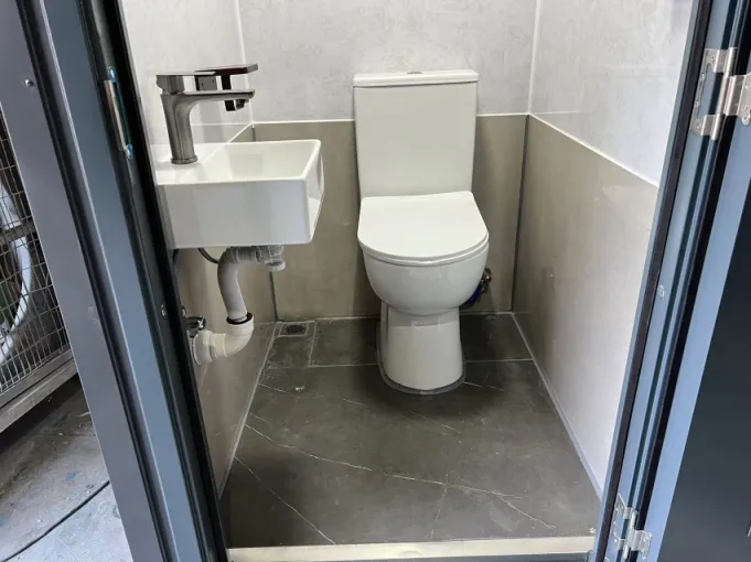 Cabina WC Container WC Servizi igienici mobili Blocco sanitario Container sanitario Container WC Servizi igienici portatili