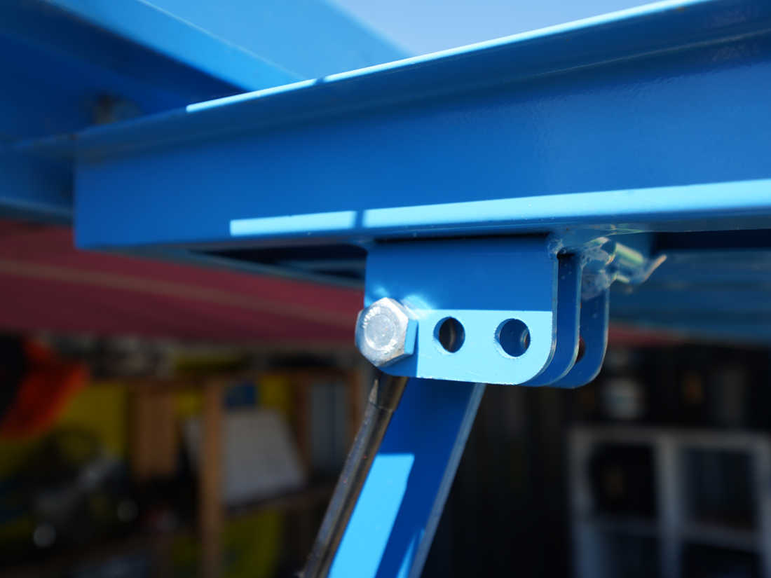 Contenitore bar smontabile XL 3x2 m blu RAL 5015