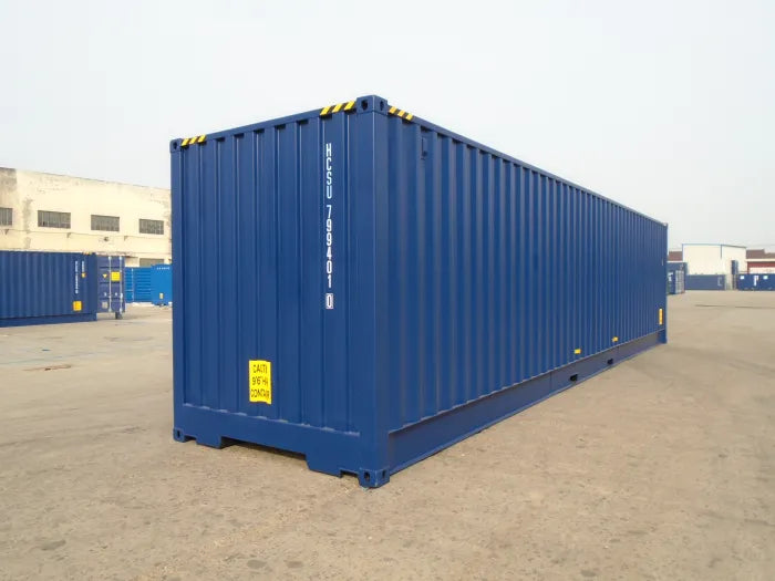 Container high cube open side da 40 piedi