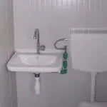 Box prefabbricati con WC, lavabo e doccia, servizi igienici separati 4 metri – P1