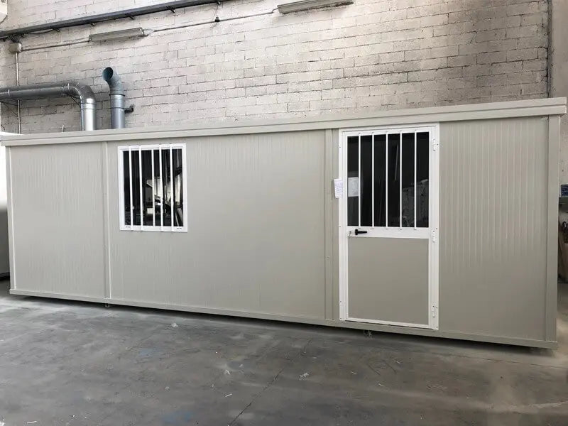 Box prefabbricati con WC, lavabo e doccia, servizi igienici separati a 5 metri – P1