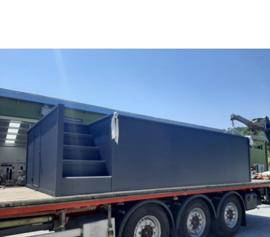 Contenitore mini piscina mobile 5M25x2M55x1M26