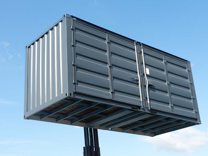 Container da 20 piedi Open Side – Nero