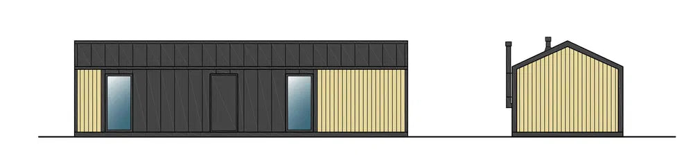 Casa mobile di 50 m², due camere da letto con soggiorno!