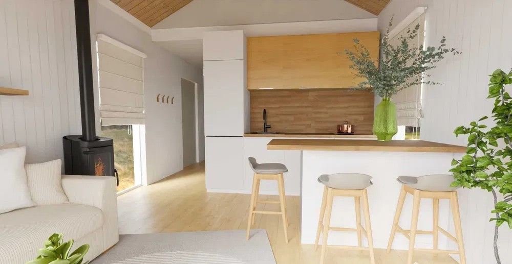 Casa mobile di 50 m², due camere da letto con soggiorno!