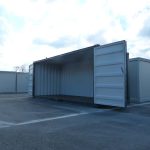 Container da 20 piedi Open Side – Nero