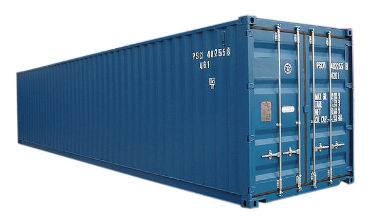 Container di stoccaggio container materiale 40 piedi.