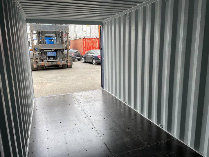 Container di stoccaggio da 20 piedi nuovo + porte facili da aprire