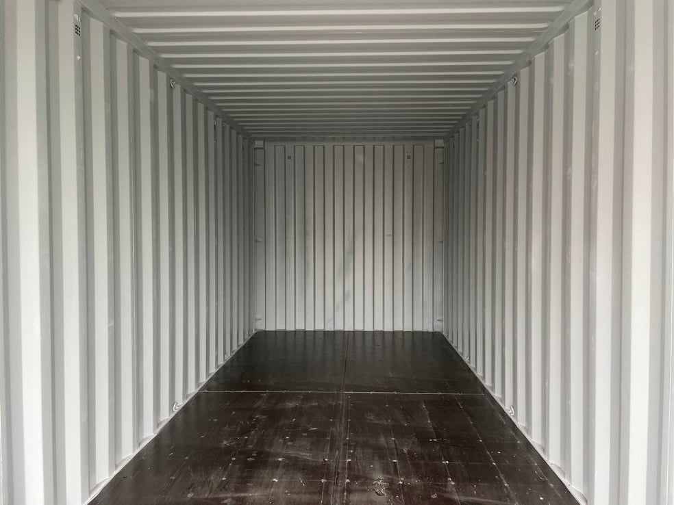 Container di stoccaggio da 20 piedi nuovo + porte facili da aprire